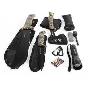 KIT DE 12 HERRAMIENTAS PARA CAMPING CAMO OZARK TRAIL