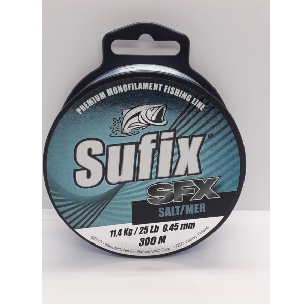 SEDAL CELESTE 25 LB 300 MTS SALT/MAR SUFIX - Imagen 2