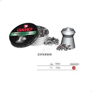 PAQUETE DE DIABOLOS EXPANDER 250 PZ GAMO