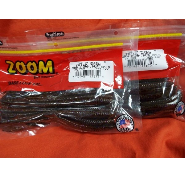 SEÑUELO PLÁSTICO DE GUSANO ZOOM BAIT COMPANY - Imagen 3