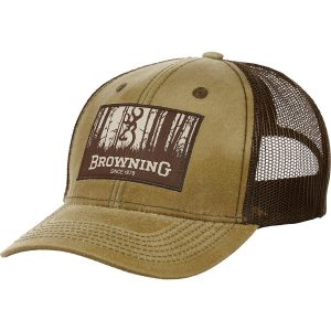 GORRA PARA HOMBRE TIMBER WAX BROWNING