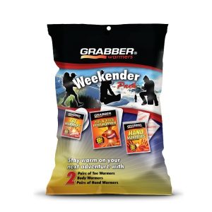 PAQUETE DE 6 CALENTADORES WEEKENDER GRABBER