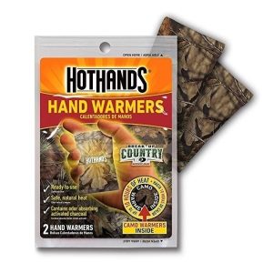 PAQUETE 8 CALENTADORES DE MANOS CAMO HOTHANDS