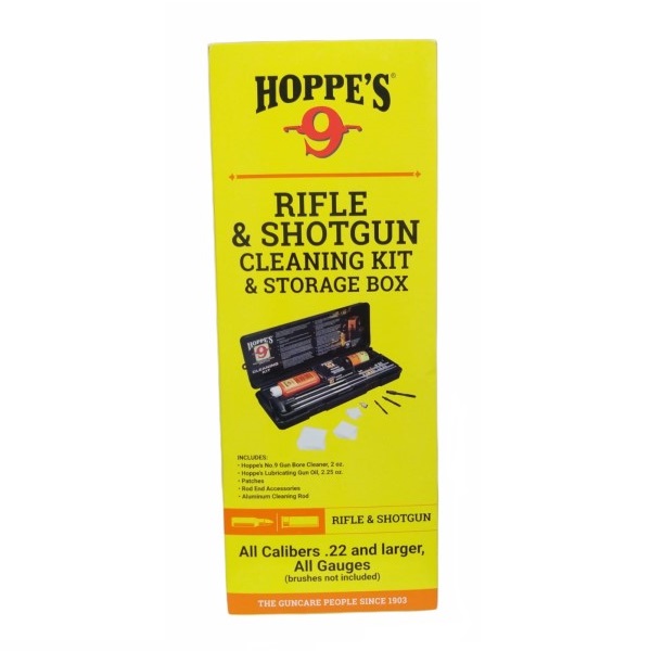 KIT DE LIMPIEZA CON ESTUCHE HOPPES 9 PARA RIFLE Y ESCOPETA - Imagen 4