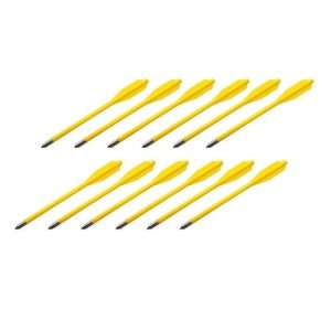 SET DE 12 FLECHAS CON PUNTA METAL BOLT CROSSBOWS