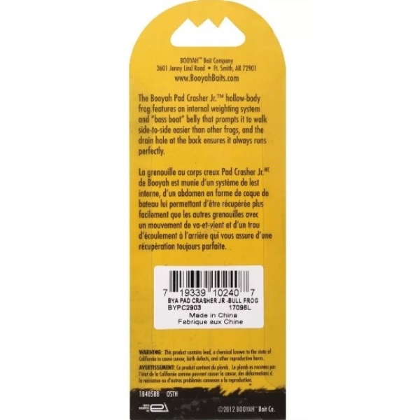 SEÑUELO BOOYAH PAD CRASHER JR. - Imagen 4