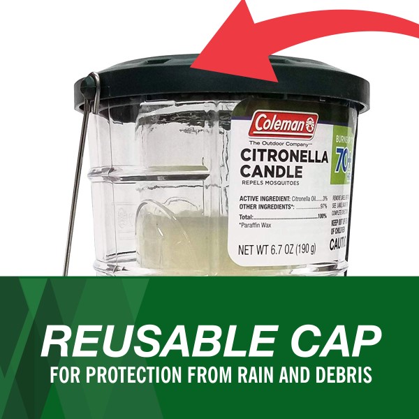 LAMPARA VELA DE CITRONELA COLEMAN - Imagen 4