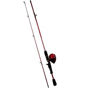 COMBO CAÑA Y REEL ZEBCO SLINGSHOT ROJO
