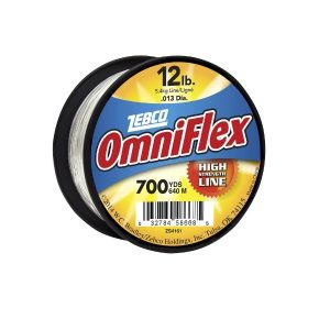 SEDAL TRANSPARENTE 12 LB 640 MTS ZEBCO OMNIFLEX