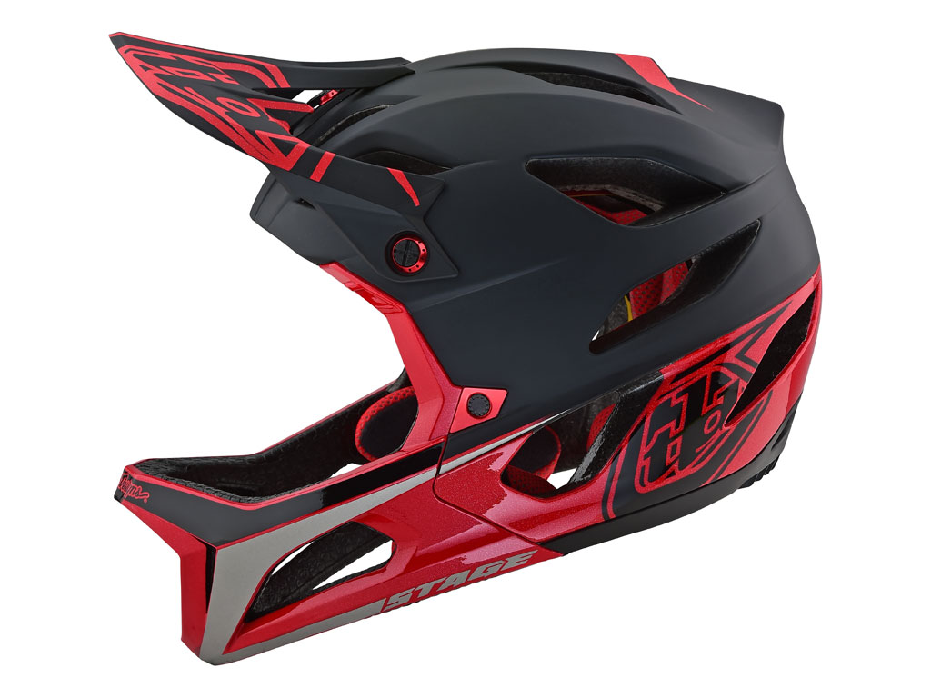 Casco Troy Lee Stage MIPS Race Black/Red - Imagen 4