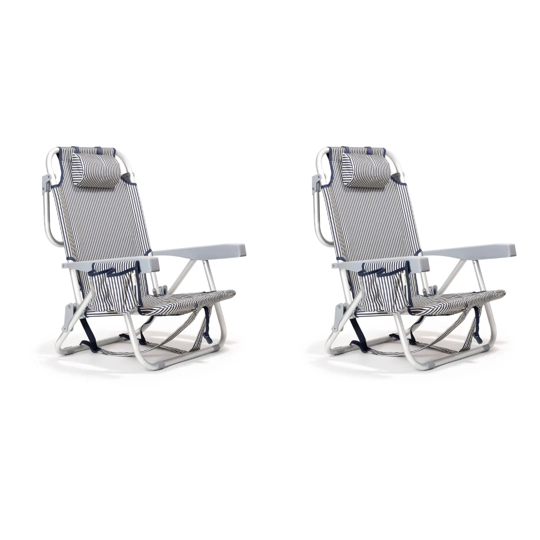 Pack 2 Sillas Traveler Azul - Imagen 2