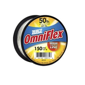 SEDAL TRANSPARENTE 50 LB 137 MTS ZEBCO OMNIFLEX