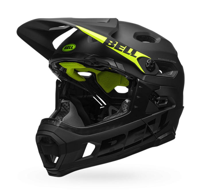 Casco Bell Super DH MIPS Spherical Negro Mate/Flúor - Imagen 4