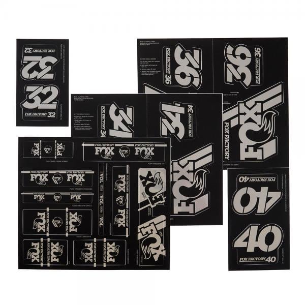 Kit de pegatinas Fox Racing Heritage para Horquilla y Amortiguador - Imagen 9