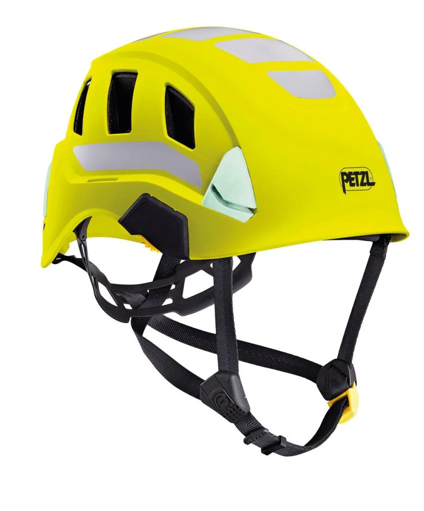 Petzl STRATO® VENT HI-VIZ Casco de trabajo ligero con ventilación y alta visibilidad