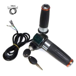 Acelerador con llave y multimetro