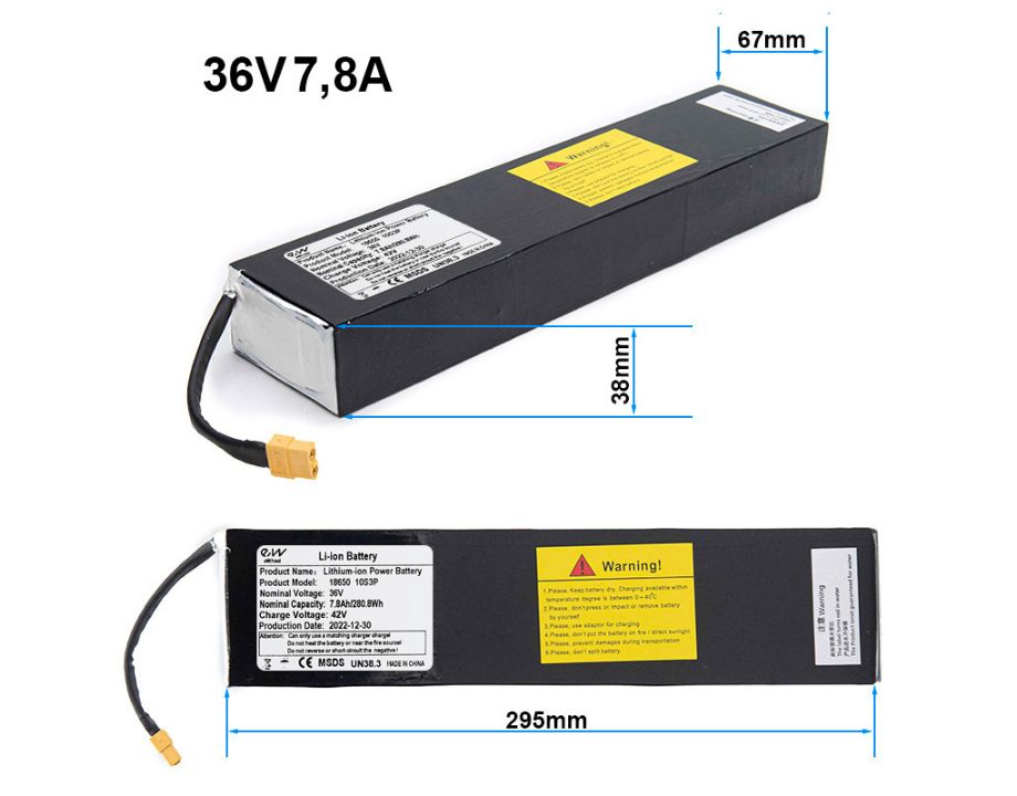 Batería 36v 7,8Ah Kugoo S1 - Imagen 3