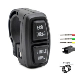 Botonera ECO TURBO SINGLE DUAL – 1,5m – conector SM