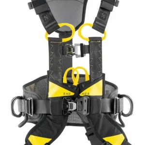 Petzl VOLT® WIND versión europea Cómodo arnés de trabajo de cuerpo entero para atrapar y posicionar, diseñado para centrales eólicas