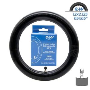 Cámara de aire 12x (1,75 /2 /2,125) Ewheel – válvula curva CR202 ESPECIAL EBIKE