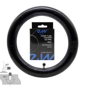 Cámara de aire 14×2,5 válvula curva 90ºx90º [Ewheel]