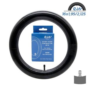 Cámara de aire 16×1,95/2,125 Ewheel – válvula recta