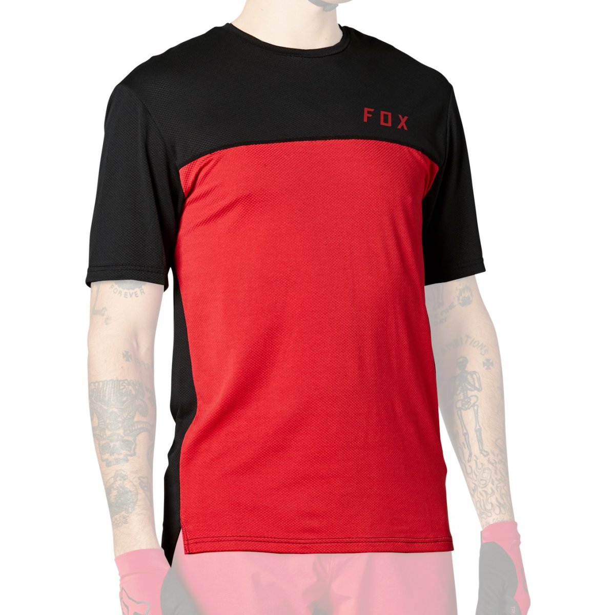 Camiseta Técnica FOX Flexair Delta SS Chili - Imagen 4