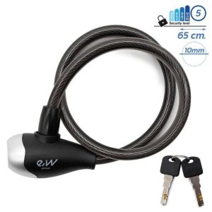 Candado de llave EWLK016 negro