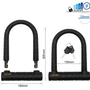 Candado en U de llave LCK-009