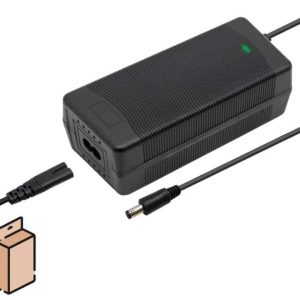 Cargador 48v (salida 54,6v) 2A conector DC 5,5×2,5mm