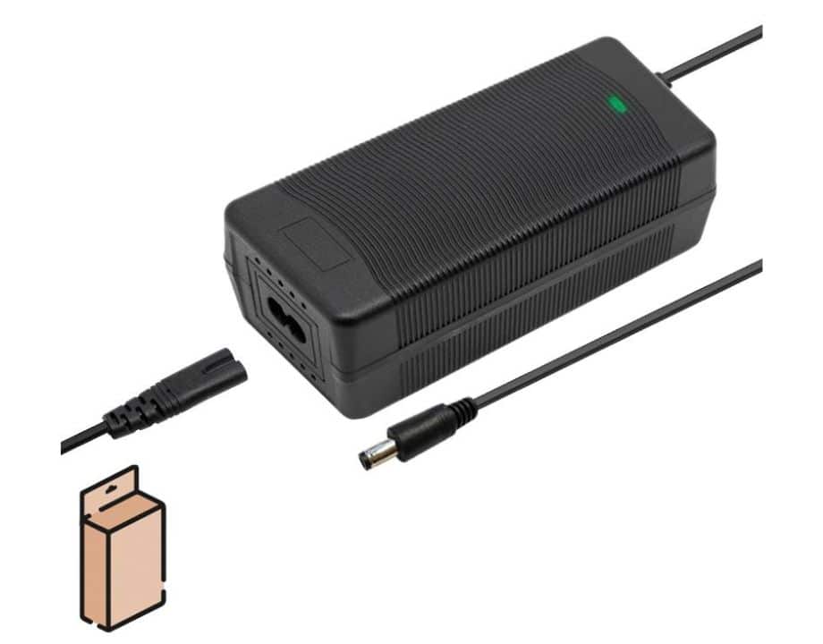 Cargador 48v (salida 54,6v) 2A conector DC 5,5×2,5mm - Imagen 2