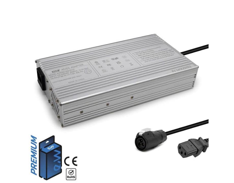 Cargador 52V (salida 58,1V) 7A conector LP16 - Imagen 2