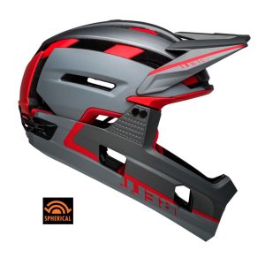 Casco Bell Super Air R MIPS Spherical Gris Rojo