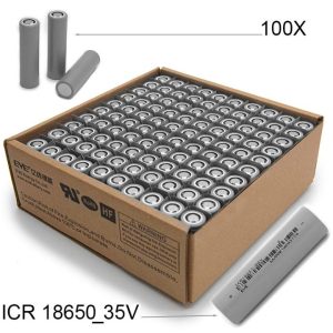 Celda Lí-ION EVE ICR18650-35V 3500mAh – 10,20A – CAJA DE 100 UDS.