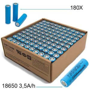 Celda Lí-LION 18650 3,5A/h 3C [EVE] – 180 uds