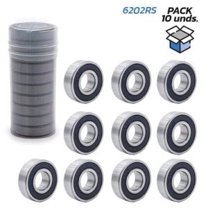 Cojinete sellado grado P6 – 6202RS (10 uds)