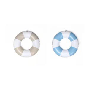 Anillos Inflables Marine Beige y Celeste