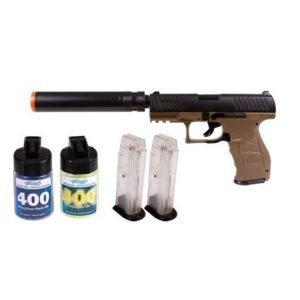 PISTOLA WALTHER PPQ CON SUPRESOR