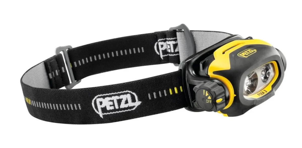 Petzl PIXA® 3 Linterna frontal duradera con luz combinada - Imagen 2