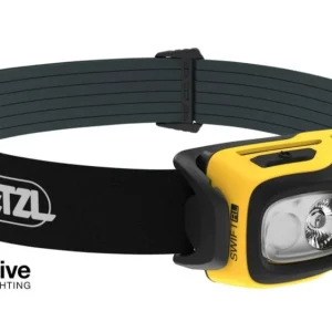 Petzl SWIFT® RL Linterna frontal compacta recargable ultrapotente con tecnología de iluminación reactiva