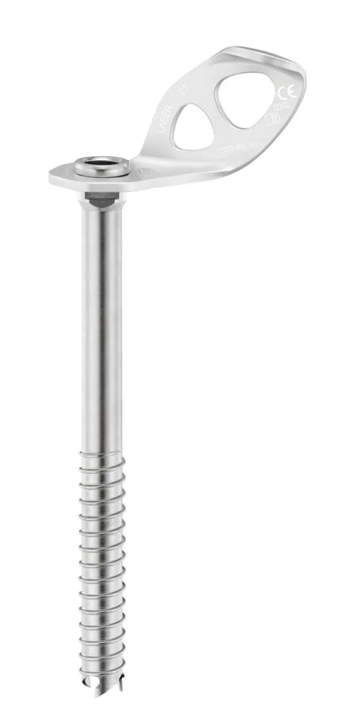 Petzl LASER Tornillo para hielo con placa - Imagen 7