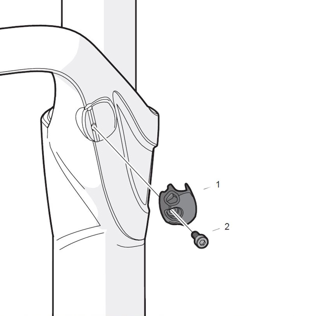 Guía de cable para horquillas Öhlins - Imagen 3