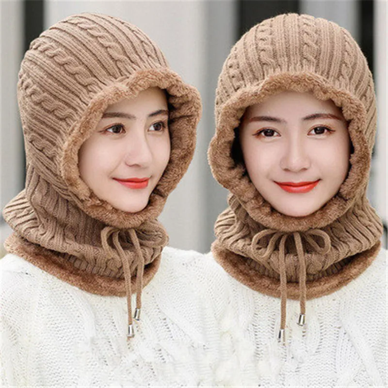 AETRUE Knitted Wool Hood - Imagen 6