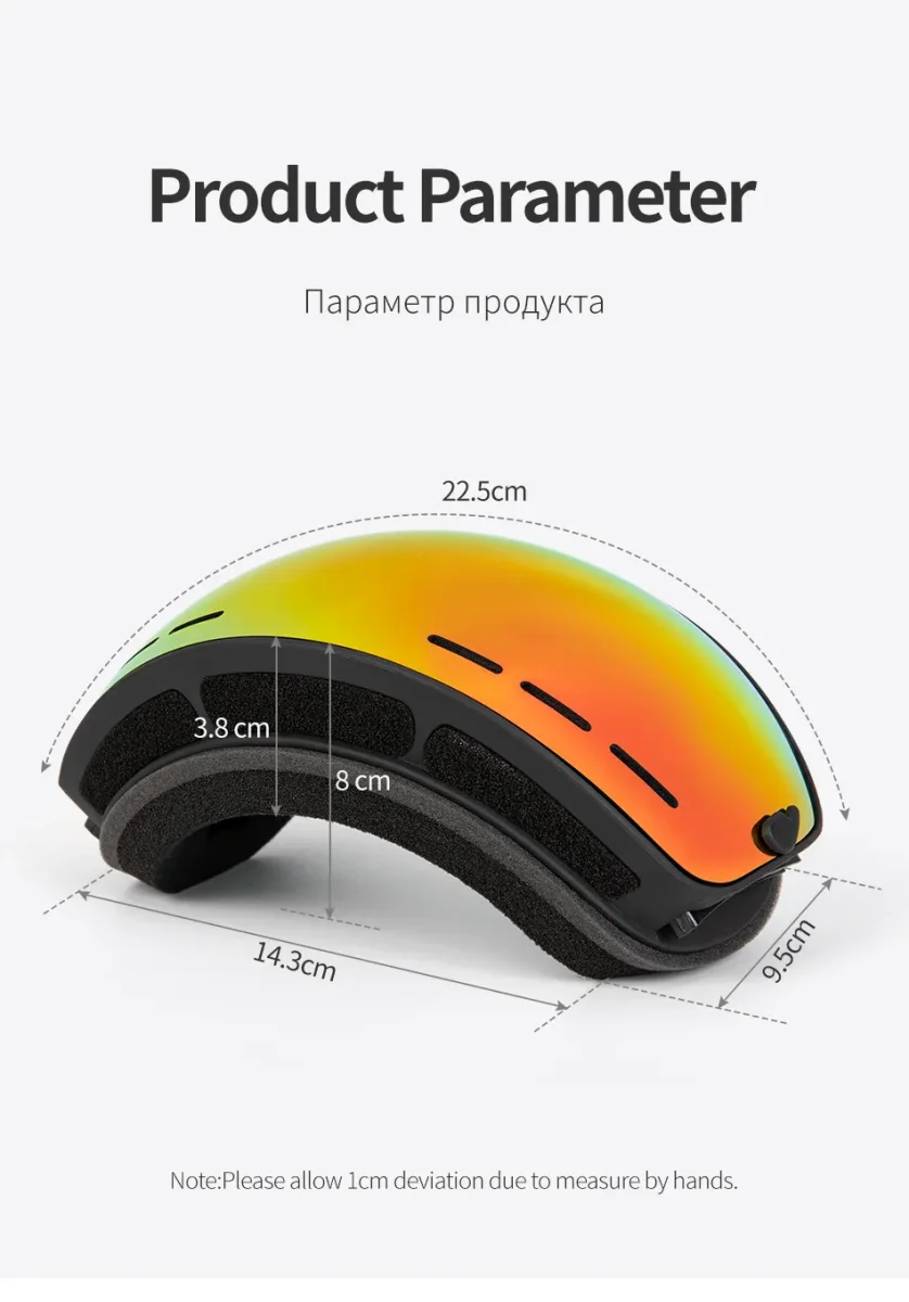 COPOZZ Polarized Ski Snowboard Goggles - Imagen 7