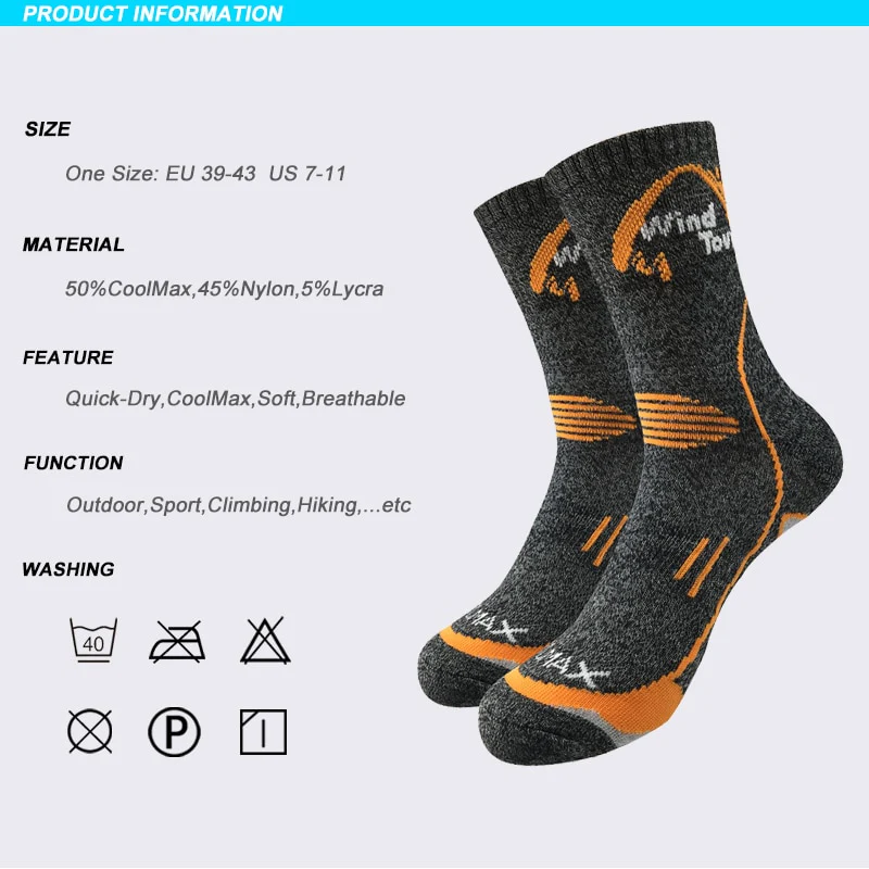 SHIFUREN CoolMax Ski Snowboard Socks - Imagen 5