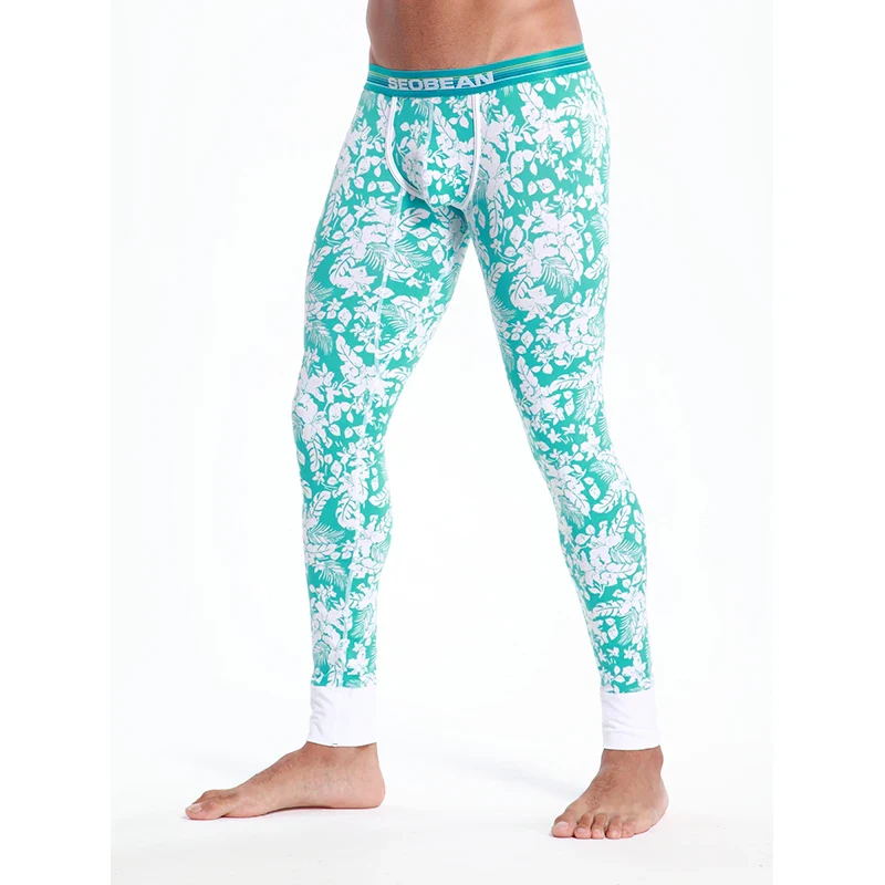 SEOBEAN Cotton Stripey Thermal Underwear - Imagen 4