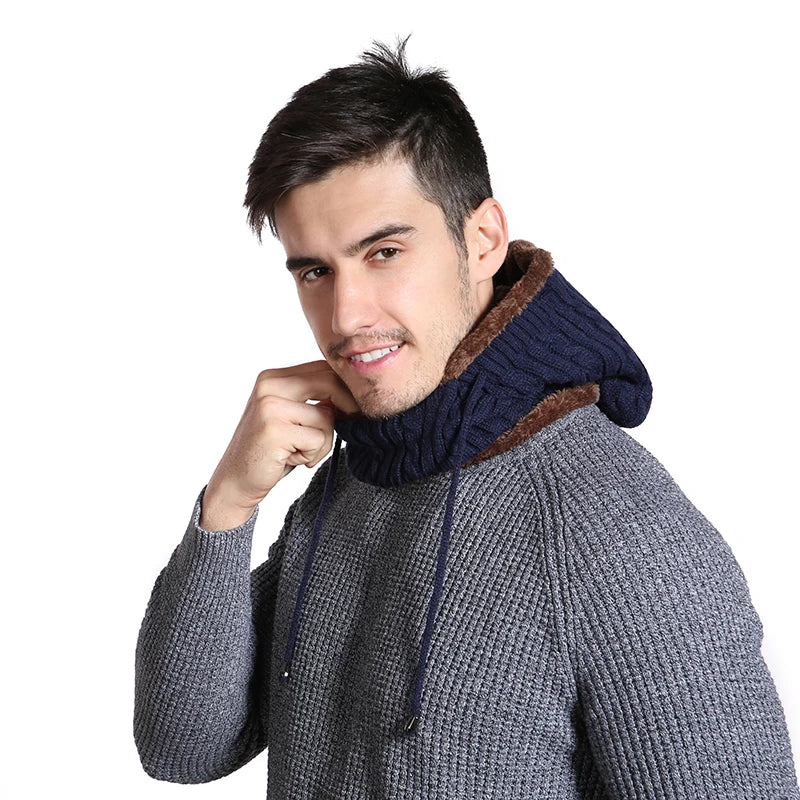 AETRUE Knitted Wool Hood - Imagen 4