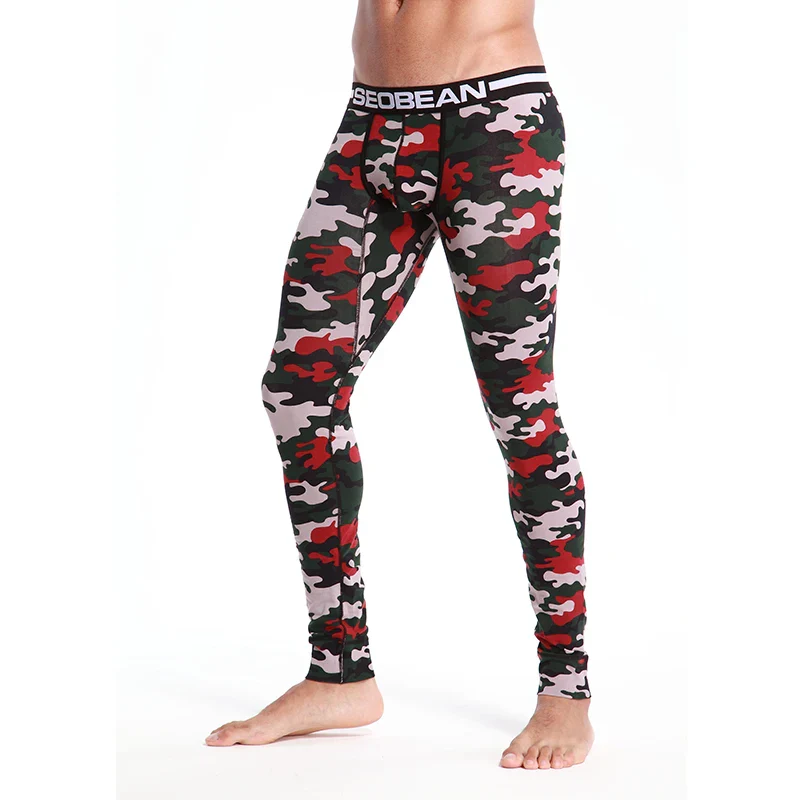 SEOBEAN Cotton Stripey Thermal Underwear - Imagen 8