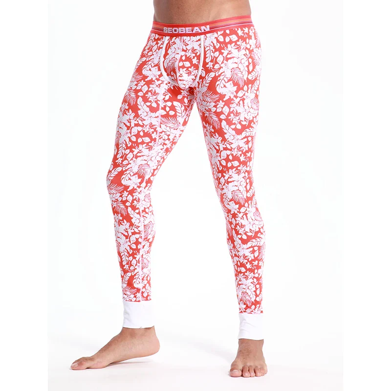 SEOBEAN Cotton Stripey Thermal Underwear - Imagen 3