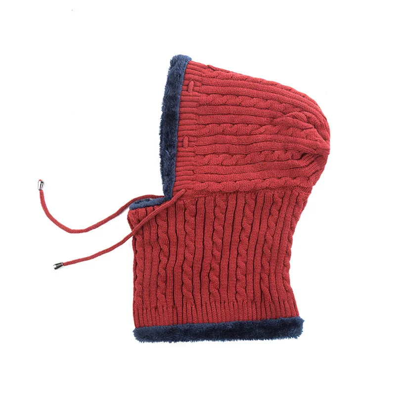 AETRUE Knitted Wool Hood - Imagen 9